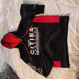 Red and Black hoodie
